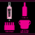 Pink Whitney Lemonade Flavored Vodka Perspective: top