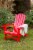 Leigh Country Classic Adirondack Chair - Red Perspective: top