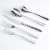 Gibson Elite Sparland Forged Stainless Steel Flatware Silverware Set, 20 Piece Perspective: top