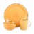 Gibson Home 95631.12RM Color Vibes 12 Piece Dinnerware Set, Assorted Colors Perspective: top