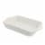 Martha Stewart White Floral Ceramic Baker Set Perspective: top