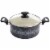 Spice by Tia Mowry Savory Saffron 7 -Piece Healthy Nonstick Ceramic Cookware Set - Grey Perspective: top