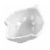 Martha Stewart Ceramic Tidbit Dish Set - White Perspective: top