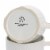 Martha Stewart Wood Pattern Stoneware Mug Set - White - 6 Pack Perspective: top