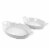 Martha Stewart White Stoneware Baker Set Perspective: top