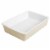 Martha Stewart Beige Stoneware Baker Perspective: top