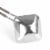 Martha Stewart Stainless Steel Rhombus Ladle Perspective: top