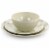 Martha Stewart Melamine Dinnerware Set - Taupe Perspective: top