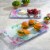 Spice by Tia Mowry Cinnamon Twist 2 Piece Decorated Melamine Serving Trays Perspective: top
