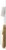 Radius® Big Brush Left Hand Soft Toothbrush Perspective: top