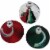 Kurt Adler Hershey's Miniature Kisses Glass Ornaments, 6-Piece Box Set, 1.5 Perspective: top