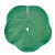 Christmas Holly Leaf And Bow Tree Skirt Red Green Glittered Leaves H5244 Perspective: top