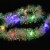 Christmas Tinsel Garland Multicolored Plastic 30 Led Lights Iridescent Bat0307m Perspective: top