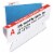 Smead Viewables Hanging Folder Tabs and Labels Refill 3 1/2 Inch Assorted 100/Pack 64910 Perspective: top