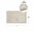 MADISON PARK SIGNATURE Cotton Tufted Reversible Bath Rug with Mink MPS72-448 Perspective: top