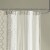 INK+IVY Imani Tufted Chenille 100% Cotton Shower Curtain, Ivory - 72x72 Perspective: top
