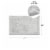MADISON PARK SIGNATURE Cotton Tufted Reversible Bath Rug with Grey MPS72-473 Perspective: top