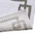 Madison Park Glam Cotton Tufted Bath Rug with White Finish MP72-7332 Perspective: top
