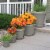 Bloem 8 In. Dia. Pebble Stone Poly Classic Flower Pot TR0883 Perspective: top