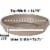 Bloem STT1683 11-16 in. Terra Plant Saucer Tray for Planters, Pebble Stone Perspective: top