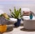 Bloem 20-56420 20 in. Ariana Planter with Self Watering Grid, Living Green Perspective: top
