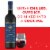 Stella Rosa Blueberry Semi Sweet Italian Red Wine Perspective: top
