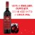 Stella Rosa Black Cherry Semi-Sweet Italian Red Wine Perspective: top