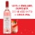 Stella Rosa Ruby Rose Grapefruit Semi-Sweet Italian Rose Wine Perspective: top