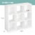 ClosetMaid® Stackable Cubeicals 9-Cube Storage Organizer, White Perspective: top