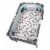 Baby Trend Trend E Nursery Center Playard Play Crib with Bassinet, Doodle Dots Perspective: top