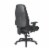 High Back Multi Function Ergonomic Chair in Black Fabric Perspective: top