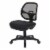 ProGrid Ergonomic Task Office Chair in Coal Black Perspective: top