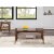 Copenhagen Engineered Wood Coffee Table in Walnut Finish Perspective: top