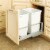 Rev-A-Shelf Double Pull Out Kitchen Cabinet 35 Qt Trash Can, 5349-18DM-2 Perspective: top