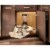 Rev-A-Shelf 33 In Contemporary Cloud Blind Right Cabinet Corner Organizer, Maple Perspective: top
