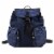 Bodhi Microfiber Fashion Drawstring Flap Backpack - Navy Camo Perspective: top