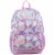 Fuel Crystal Clear Triple Decker Backpack - Peach/White Perspective: top