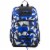Fuel Wide Mouth Bungee Backpack - Cobalt Splash/Clear Perspective: top