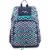 Fuel Wide Mouth Bungee Backpack - Chevron Deep Cobalt Perspective: top