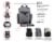 Bodhi Baby Wooster St. Diaper Backpack - Black Chambray Perspective: top