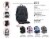 Bodhi Baby Rubin Weekender Tech Diaper Backpack - Purple Chambray Perspective: top