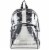 Eastsport PVC Dome Backpack - Black/Clear Perspective: top
