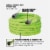 Flexzilla® SwivelGrip™ Garden Hose - Green Perspective: top