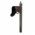 Special Lite SCS-1014-SPK-710-SW Savannah Curbside with Springfield Mailbox Post, Swedish Sil Perspective: top