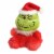 Aurora Mini Red Dr. Seuss Palm Pals 5 inch Santa Grinch Whimsical Stuffed Animal Perspective: top