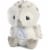 Nigel Snow Owl 8 inch - Baby Stuffed Animal by Precious Moments (15712) Perspective: top