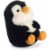 Aurora World Rolly Pet Peewee Penguin Plush, 5" Perspective: top