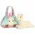 Aurora Peek a Boo-Llama Plush Pet Carrier Purse Perspective: top
