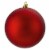 Northlight 12ct Red Hot Shatterproof Matte Christmas Ball Ornaments 4 (100mm) Perspective: top