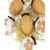 Northlight 6ct Brown and White Painted Easter Egg Ornaments 2.25 Perspective: top